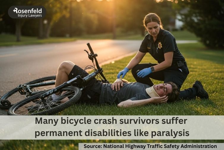 Top Chicago lawyer for bicycle accident and paralysis injury claims.