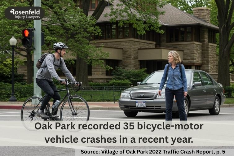 Bicycle accident attorney in Oak Park providing legal support after serious bike crashes.