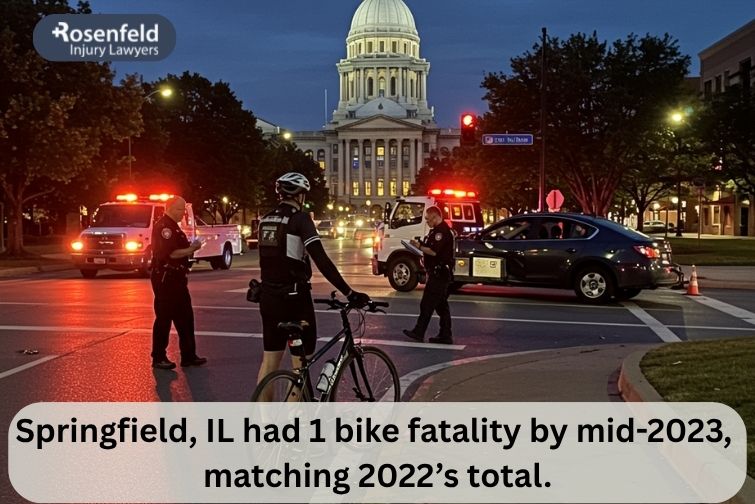 Bicycle accident attorney in Springfield, IL reviewing injury claim