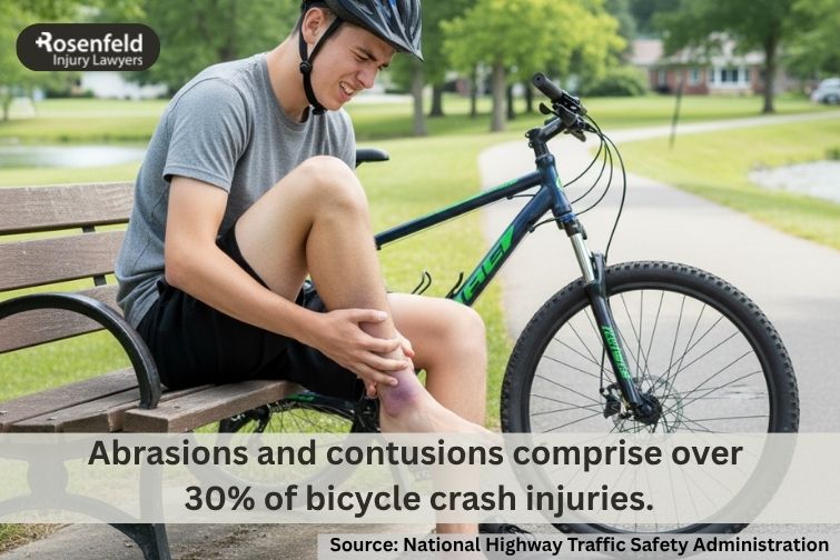 Chicago lawyer representing bicycle accident victims with soft tissue injuries.