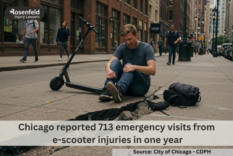 Lawyer in Chicago representing electric scooter accident victims.