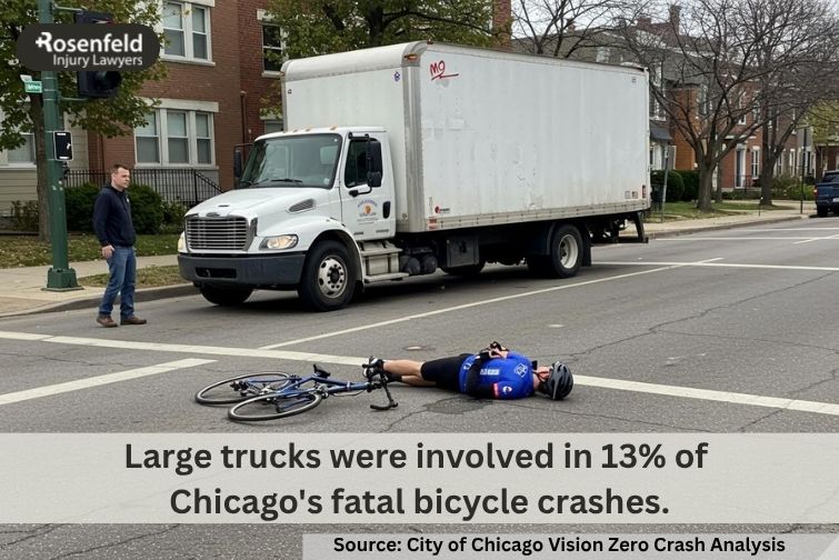 Chicago lawyer representing cyclists injured in truck and bike collisions.