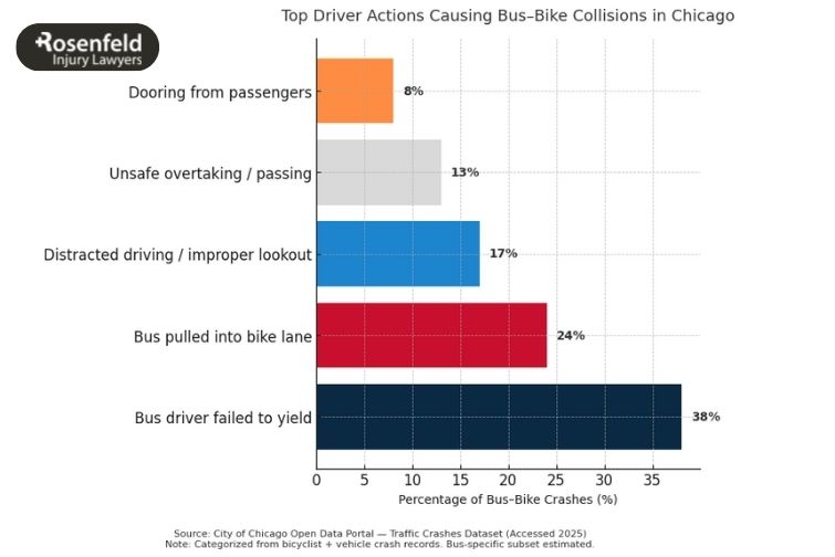 Chicago law firm advocating for victims of bicycle accidents and bus collisions.