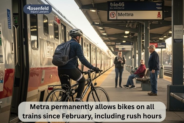 Chicago Law Firm Helping Recover Compensation for Bicycle Injuries on METRA Train