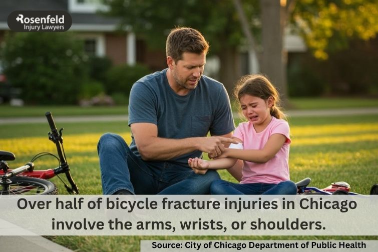 Spinal cord injuries caused by bicycle accidents and their long-term effects.